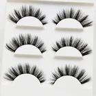 YOKPN, новая мода, искусственные ресницы ручной работы, Объемные Накладные ресницы, норковые густые Искусственные ресницы, ресницы для макияжа 3 пары в 1 коробке