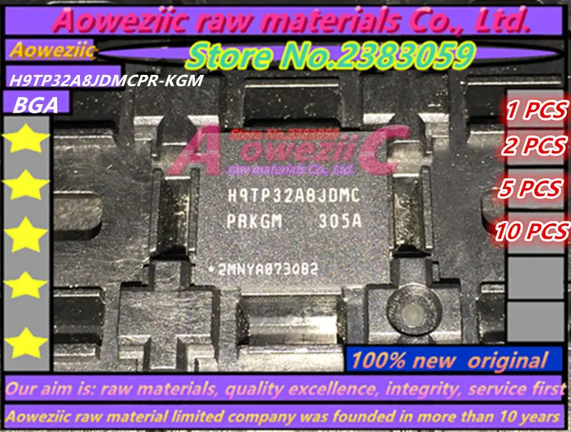 

Aoweziic 100% Новый оригинальный H9TP32A8JDMCPR-KGM BGA чип памяти H9TP32A8JDMCPR