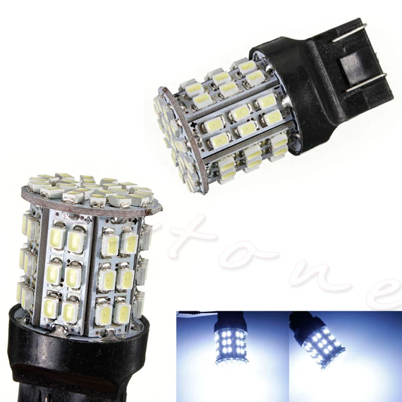 1 шт. T20 7443 3020 W21/5 Вт автомобильный LNite 64 SMD светодиодный стоп задний тормоз