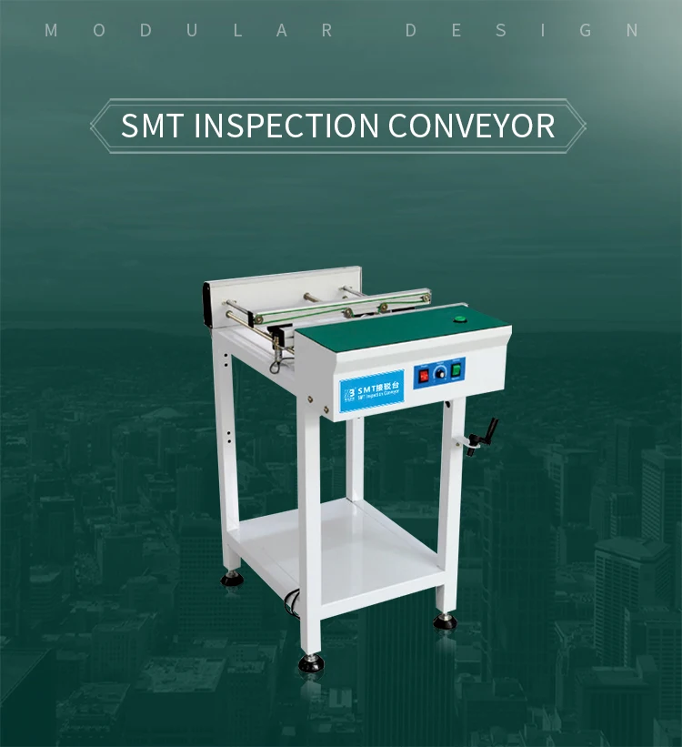 Завод инспекционный конвейер для smt PCB производственной линии, smt инспекционный конвейер модель машины ZBJBT350