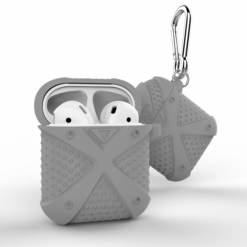 Силиконовый чехол для Apple беспроводной защитный наушников Airpods Air Pods