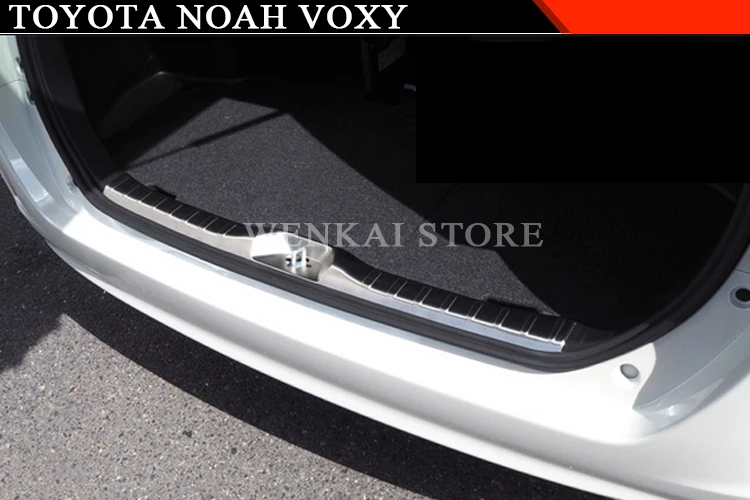 WENKAI для Toyota Noah Voxy- нержавеющая сталь Задний внутренний Бампер протектор Защита порога Накладка 1 шт. автомобильный Стайлинг