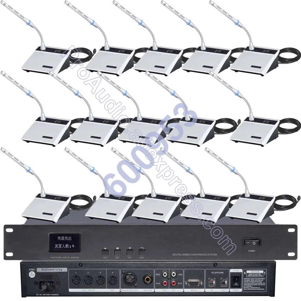 MICWL Pro система проводной конференции для обсуждения в зале переговоров 1