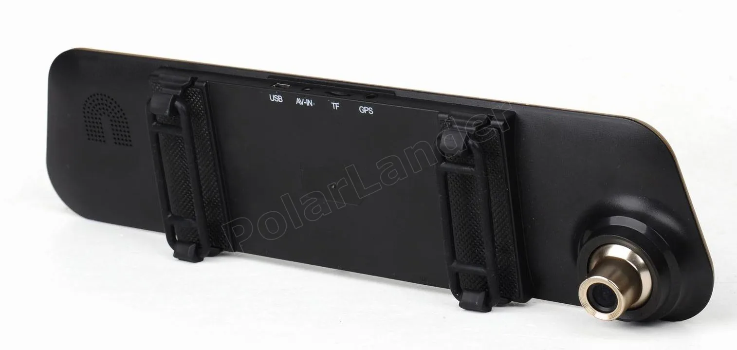 Автомобильный видеорегистратор HD 4 3 дюйма с ЖК-дисплеем зеркалом заднего вида