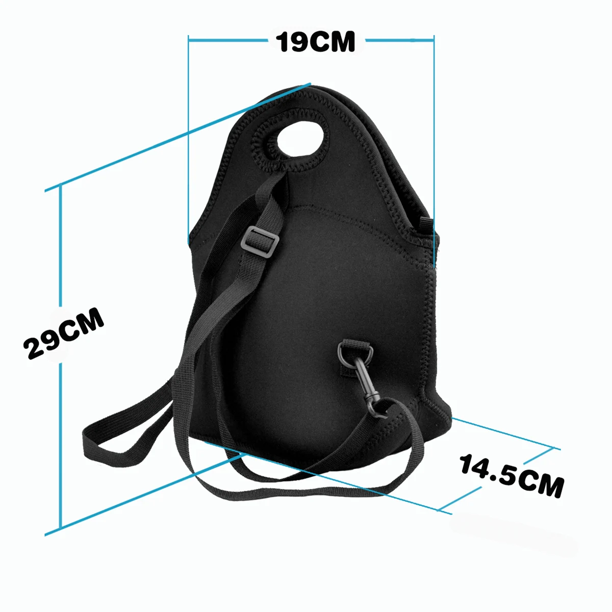 SAMCUSTOM 3D принт мультфильм милый Pig.png обед сумки изоляцией водонепроницаемый