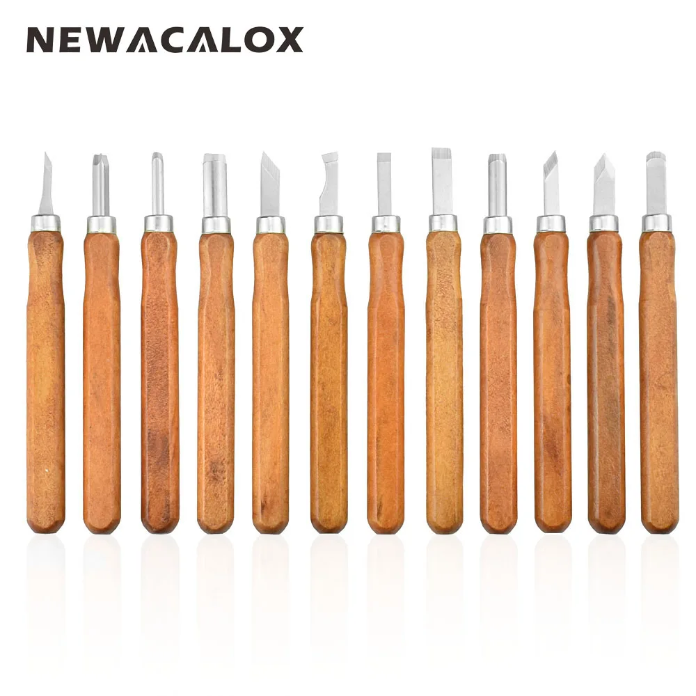 NEWACALOX DIY долото Scorper Скульптура 11 шт. вырезка инструменты Multi Функция дерево хобби