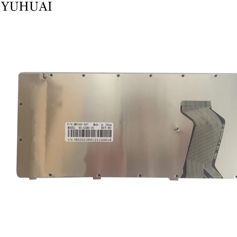 Русская клавиатура для lenovo G580 Z580 Z580A G585 Z585 RU черная рамка Клавиатура для ноутбука