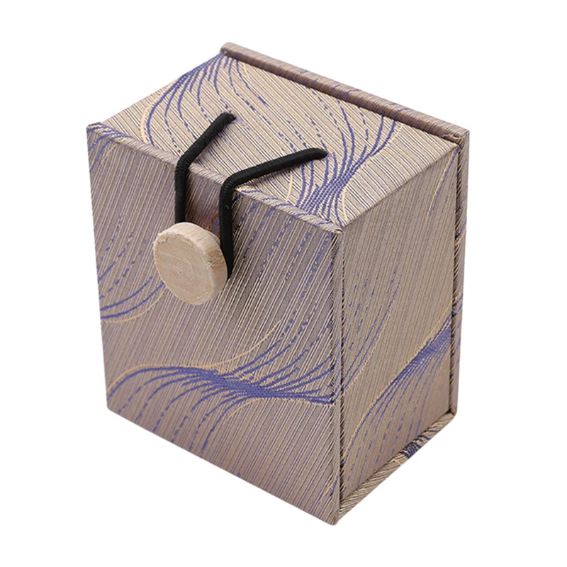 1PC2020 New Style Personalized Rustic Wedding Wood Ring Box Holder Custom Bearer Square Jewelry | Дом и сад