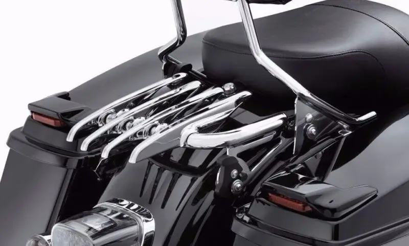 Новая жесткая стелс багажная стойка для Harley Touring Electra Glide standard Road King 99-08