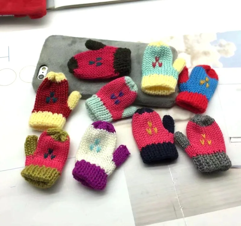 Мини ручной работы Малый Вязание Запчасти для куклы DIY украшения Украшение корпуса телефона