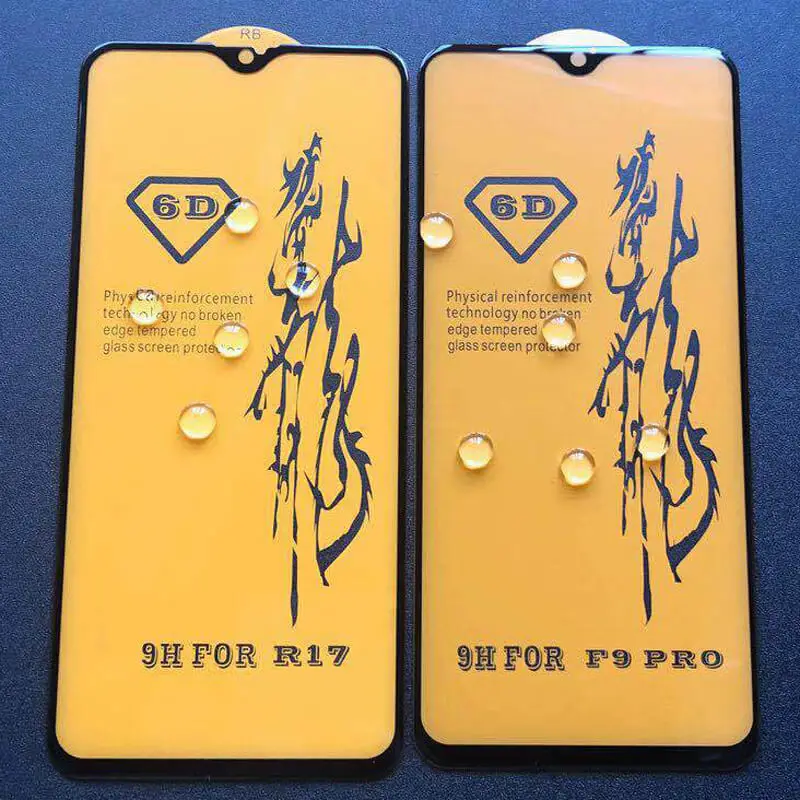 HD экран протектор для oppo F9 pro F11 F7 R15 Rx17 R17 A3s A5 6D полное покрытие краев Защитное стекло для oppo R17 pro пленка