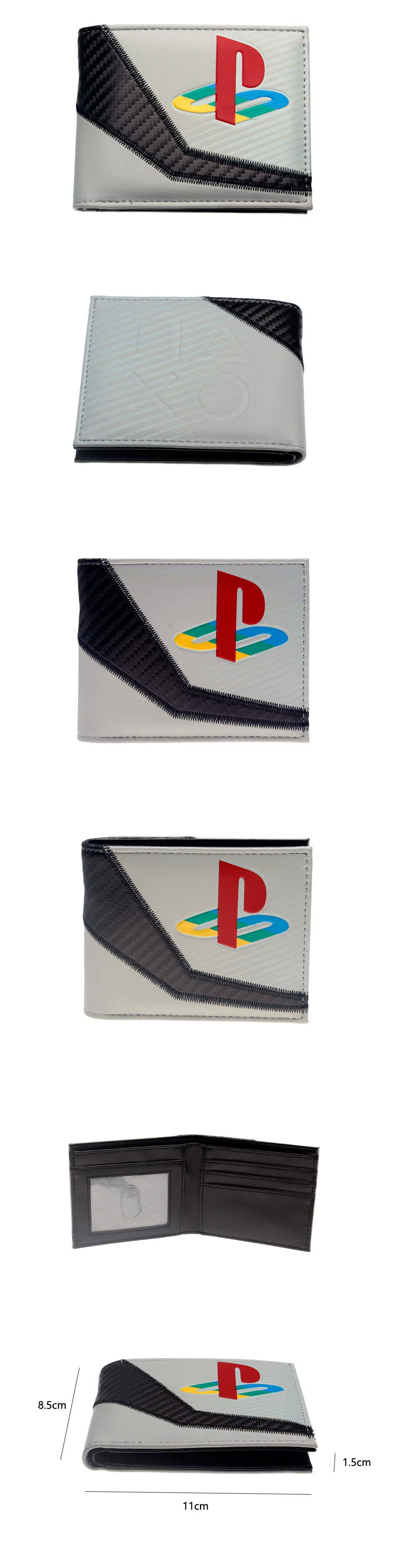 Кошелек "PlayStation" Молодежная Студенческая индивидуальность оригинальные абзацы короткий поперечный модный кошелек DFT-2166