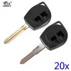 DANDKEY 20x2 кнопки Автомобильный Брелок дистанционного управления с ключом оболочка для Suzuki Swift Vitar Ignis Alto SX4 Vauxhall Aglla с лезвием HU133RTOY43