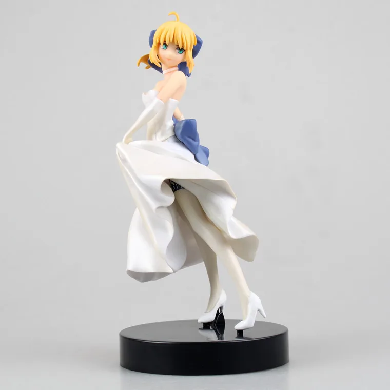 

Фигурка аниме «Fate stay night SABER» с белым платьем, 18 см