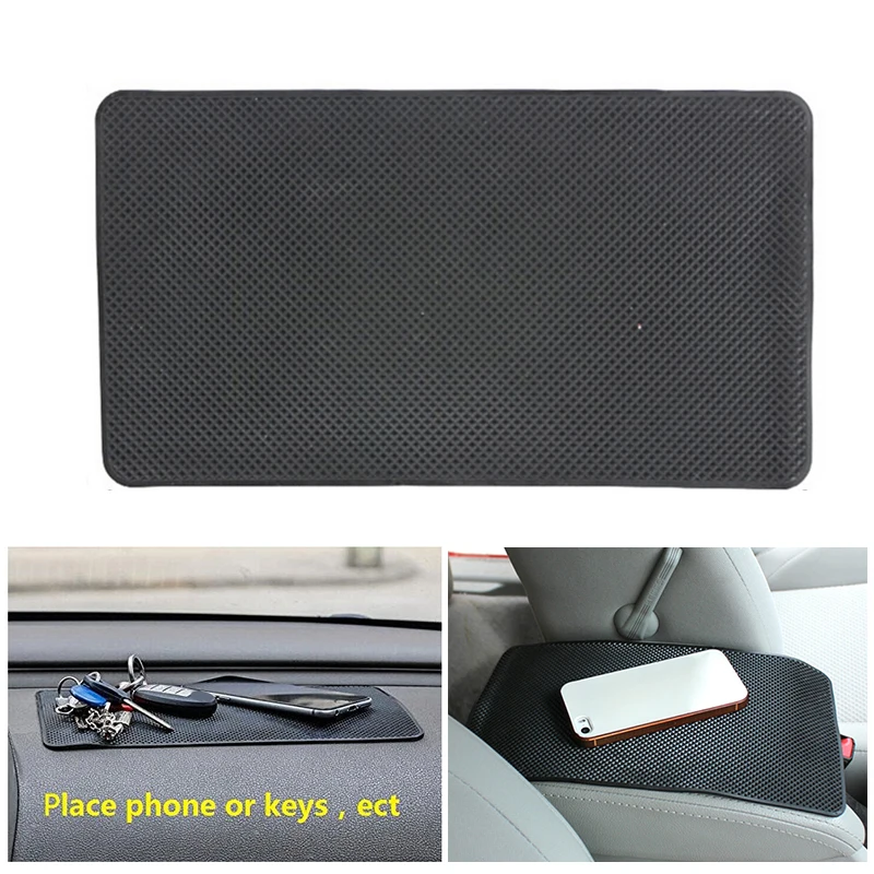 Черный очень большой 15x27 см волшебный нескользящий коврик против скольжения