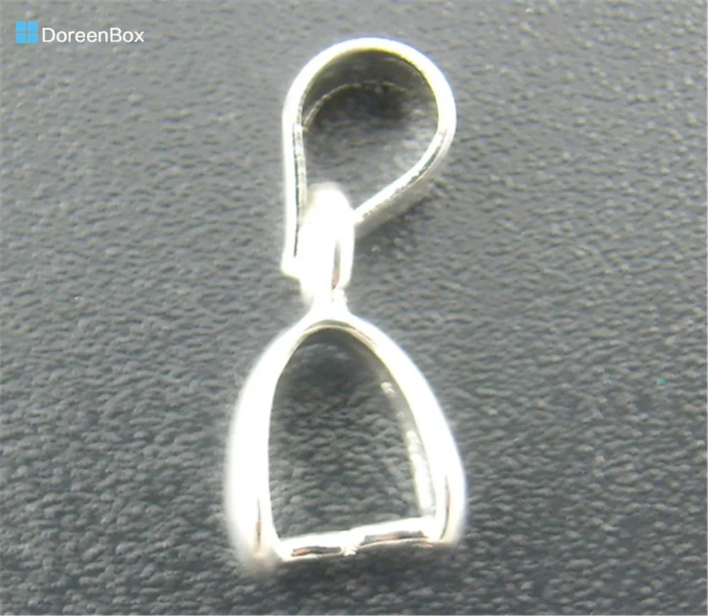 

Doreen Box Lovely 30PCs Silver color Pinch Clip Bail Beads 5*15mm (B01108)