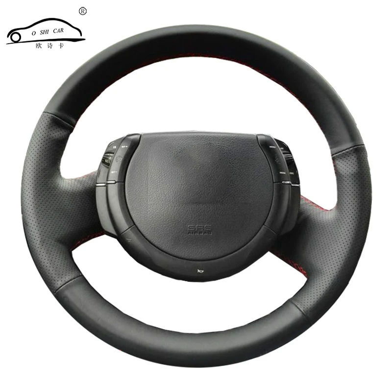 Оплетка рулевого колеса для Citroen Triumph C4 2005-2010/Чехлы рулевого колеса автомобиля Защита салона автомобиля