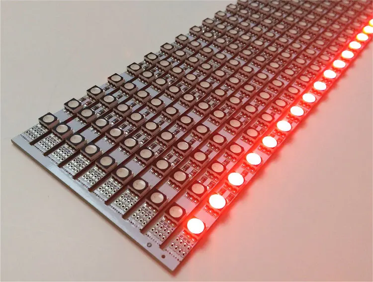 [Seven Neon] Бесплатная доставка DC24V 425*5 8 мм 35led/шт 5050 RGB SMD LED Жесткая жесткая полоса
