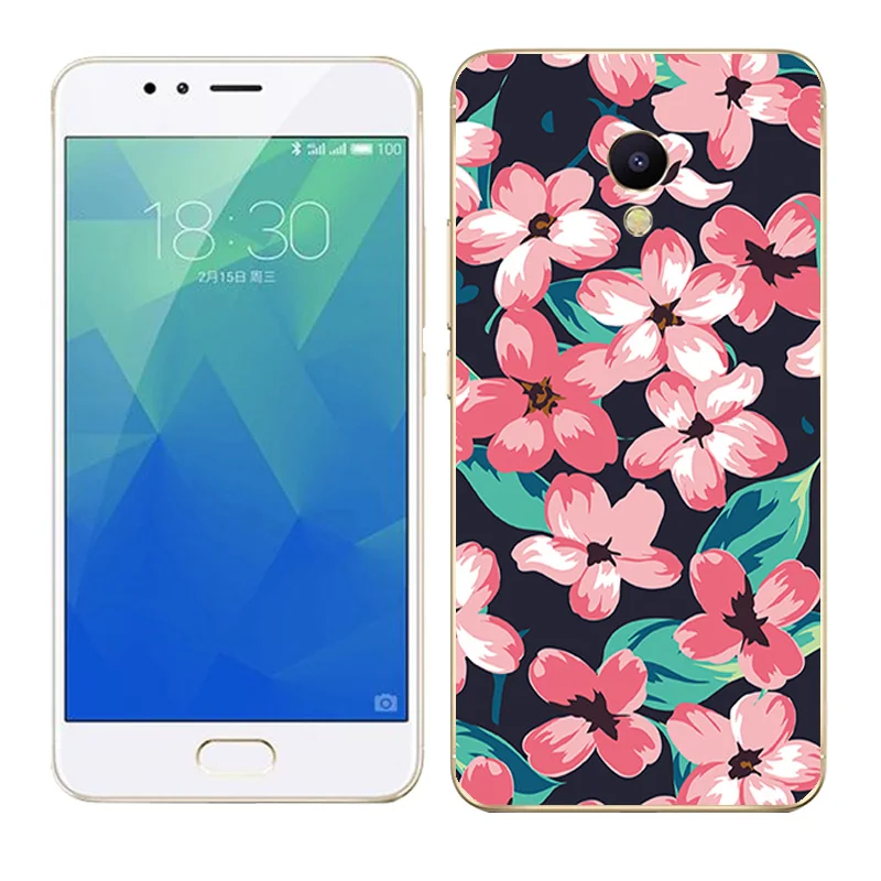Силиконовый мягкий чехол для Meizu M5S mini Meilan5S задняя черная матовая крышка с