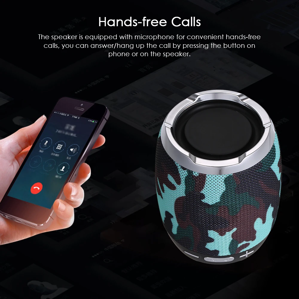 Knotolus Портативный Беспроводной BT Bluetooth Динамик Стерео Звук Box Music Player BT4.1 с