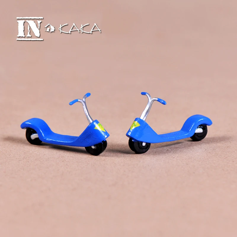INKANEAR Micro Волшебные садовые фигурки Mini Scooter машины миниатюры/Terrarium украшение для