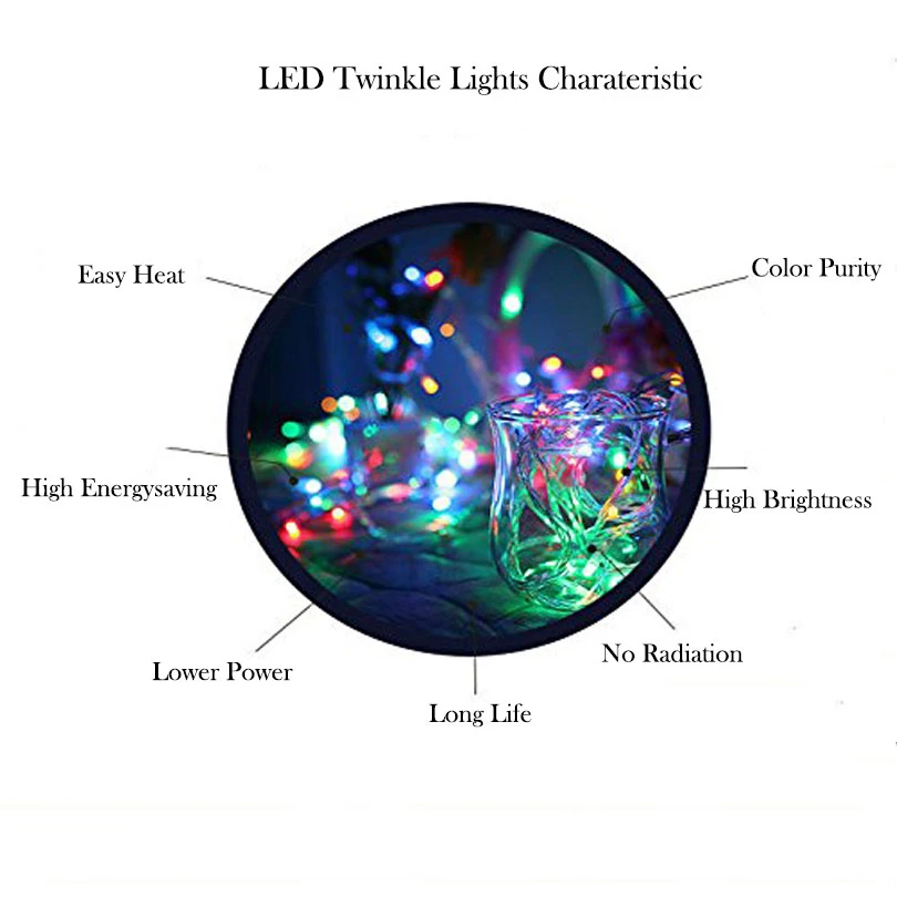 Пульт дистанционного управления Управление светодиодный фея, свадьбы, Рождества, на открытом воздухе гирлянды светильник гирлянда 10 м/20 м возможностью погружения на глубину до 30 м 50 м 100 м Водонепроницаемый вечерние праздничные светильник 220V