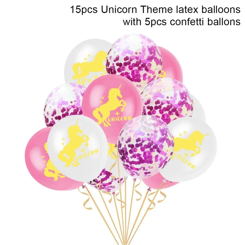 Rose Red Unicorn Набор из 12 шт. вечерние обертки для кексов с единорогом радужные вечерние украшения для вечеринки в честь Дня Рождения - Цвет: Rose Red Unicorn