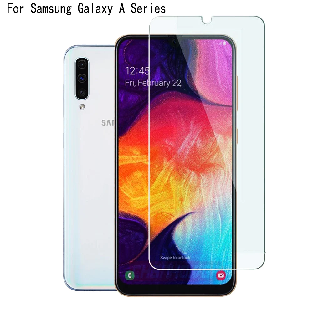 Закаленное стекло для Samsung Galaxy A50 защитный чехол телефона A 40 30 20 10 50A 40A 30A 20A 10A