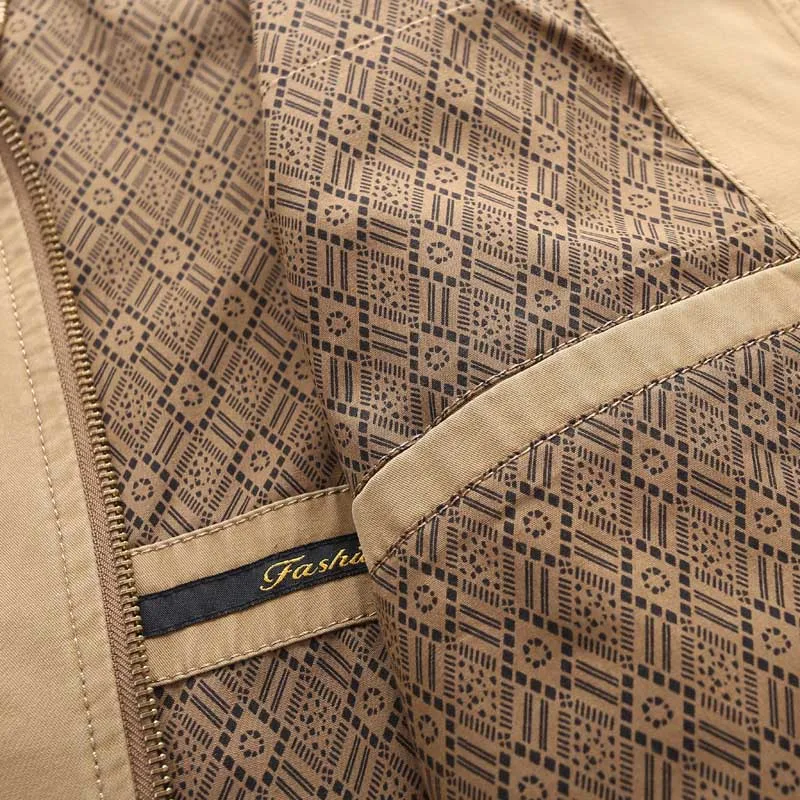 Новые модные мужские куртки в стиле милитари 4XL 5XL куртка-бомбер со стоячим