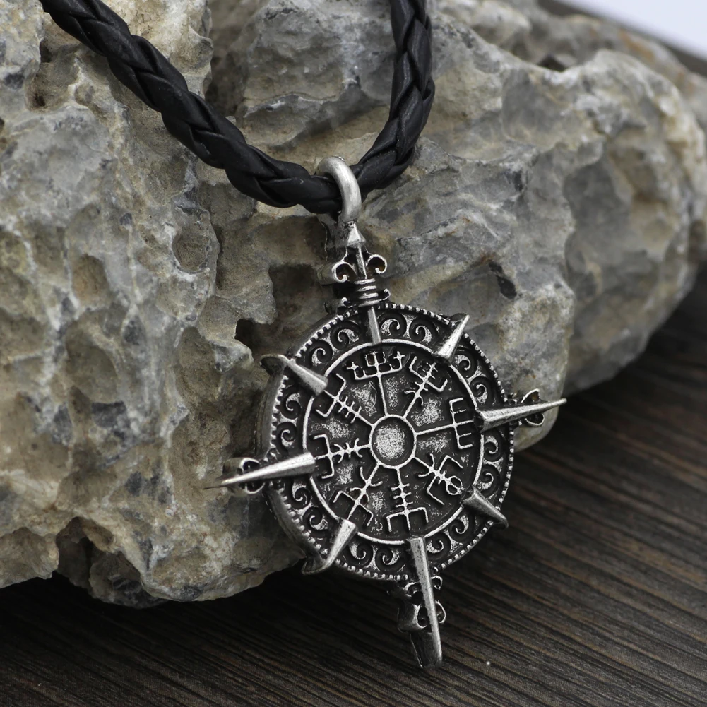 Символ Одина ожерелье Vegvisir компас защита символ кулон ювелирные изделия|pendant