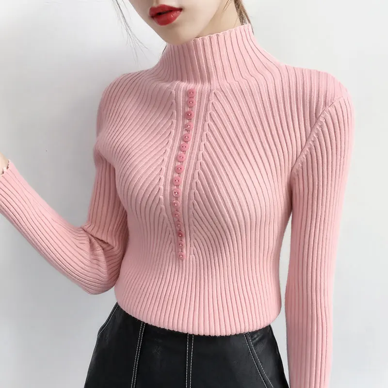 Повседневное Для женщин Свитеры для и Пуловеры осень-весна 2018 вязаный свитер с