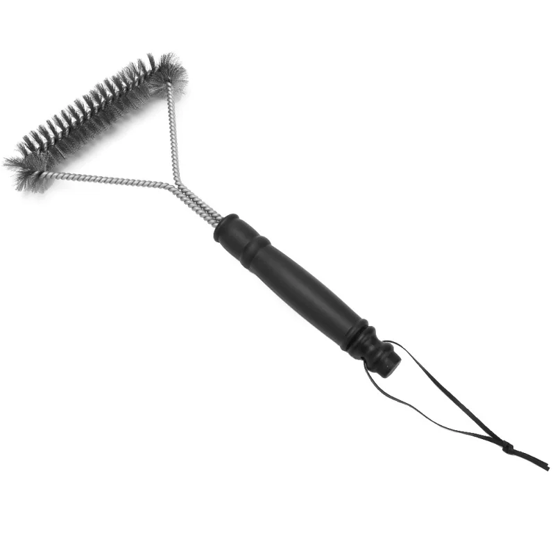 3 сторонняя щетка из нержавеющей стали для барбекю гриля гриль смазка чистки