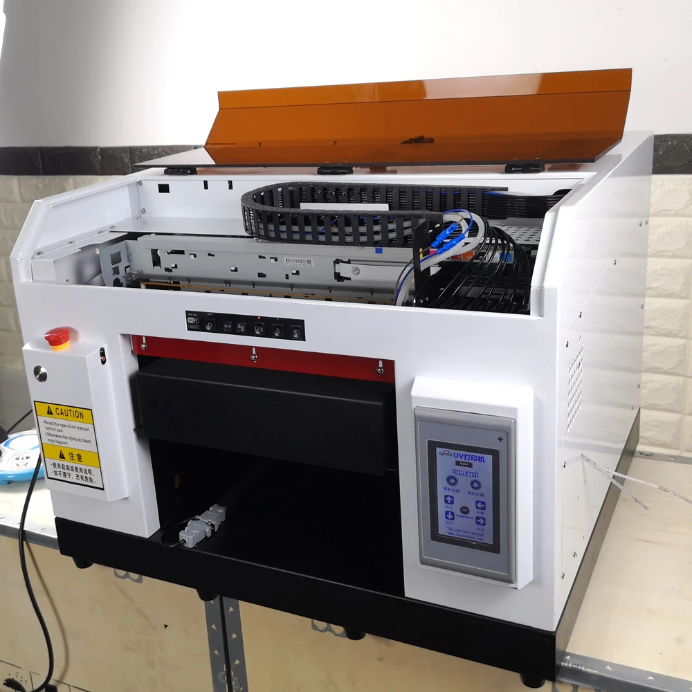 ACHI DX5 автоматический СВЕТОДИОДНЫЙ УФ A3 принтер & Вращающийся держатель для