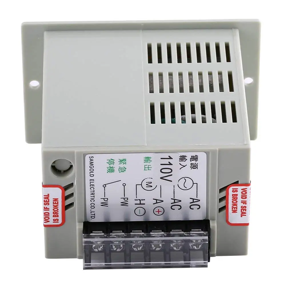 AC 110V Вход DC 24V-90V мощность двигателя переключатель регулятора скорости