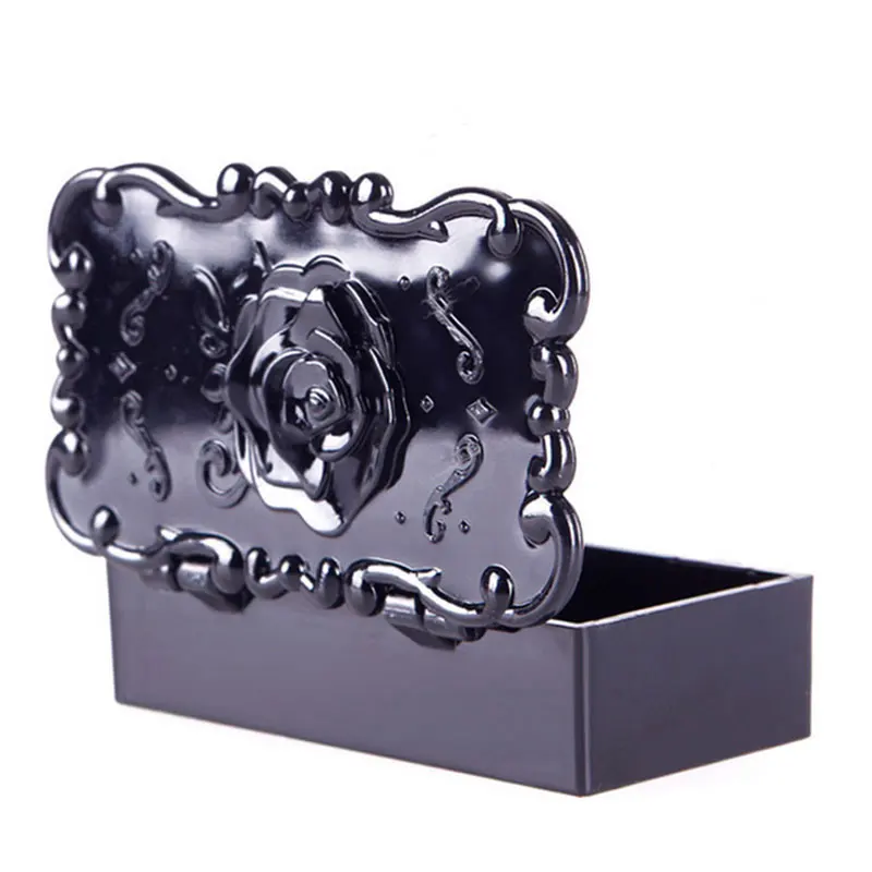 Старинный ящик для хранения ювелирных изделий Портативный косметический макияж