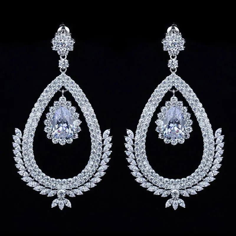 Горячая распродажа! Роскошные женские элегантные тяжелые Свадебные висячие