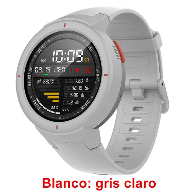 white Amazfit Verge Смарт-часы мужские спортивные часы Lifte водонепроницаемый трекер сна фитнес-трекер ответ на вызов Push Message часы - Цвет: white