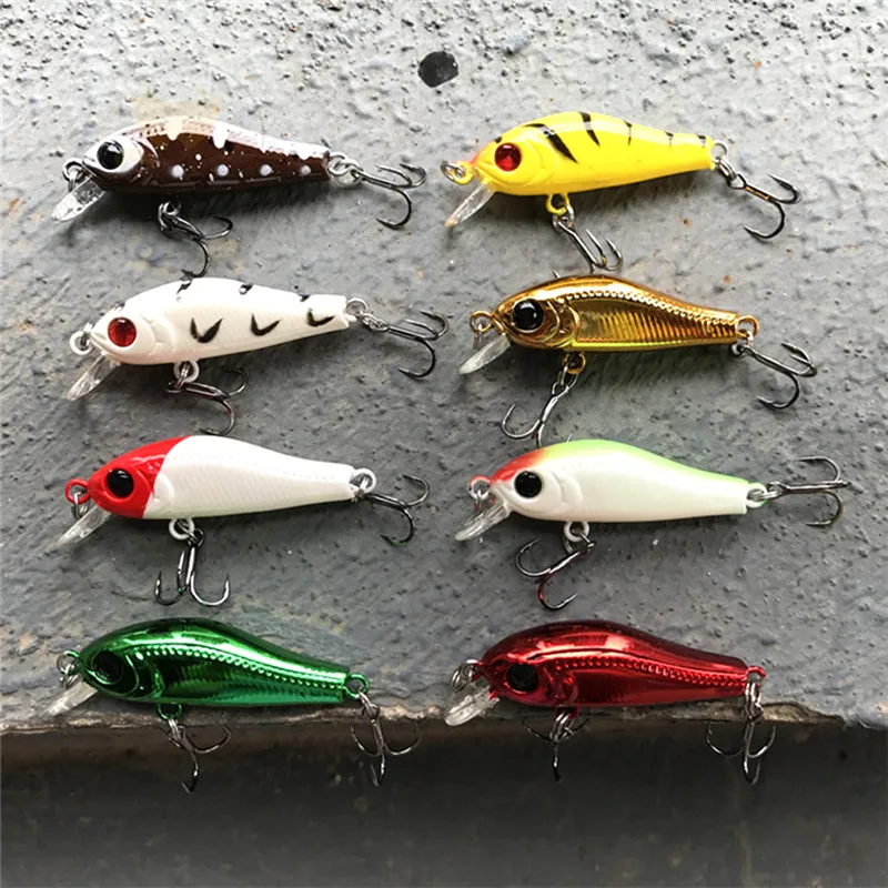 Плавающая приманка в виде гольяна 1 шт. 4 см 2 г|crankbait minnow|floating minnowminnow fishing |