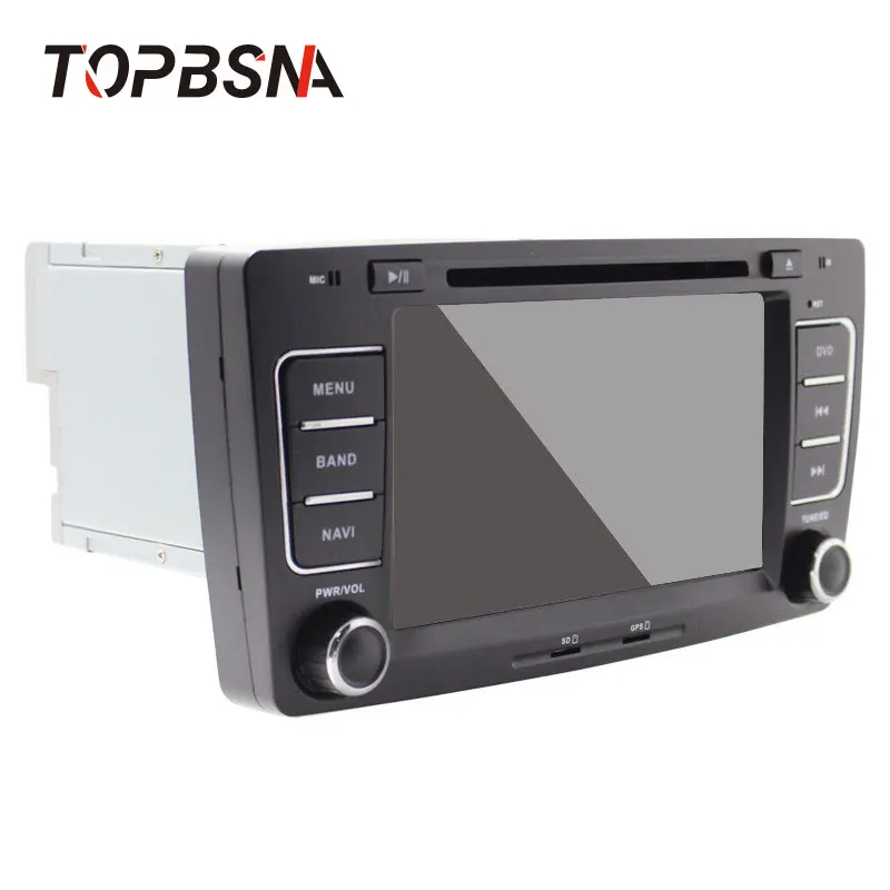 TOPBSNA 7 дюймов Автомобильный мультимедийный dvd-плеер для Skoda Octavia 2 3 A 5 A5 Yeti din Радио