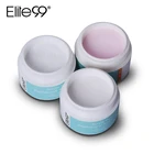 Прозрачная белая розовая акриловая кристаллическая пудра Elite99, три цвета на выбор, Типсы для ногтей, полимерный удлинитель, полимерный порошок для дизайна ногтей