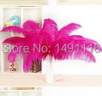 Оптовая продажа 10 шт./лот высокое качество розовые страусиные перья 18-20 дюймов/45-50