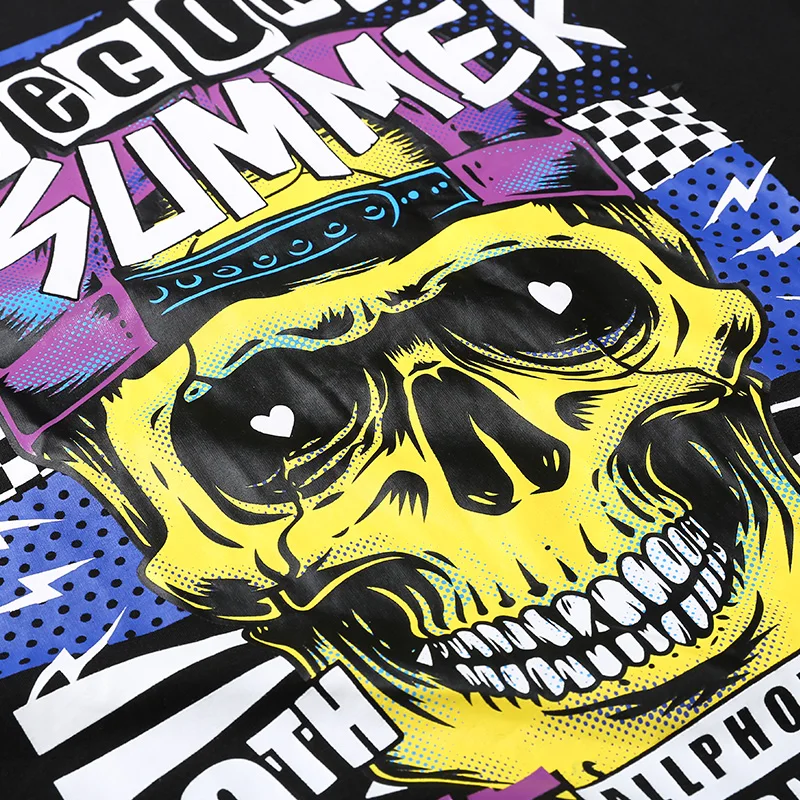 2017 бу ace мужчины лето топ ти череп 3d печатных дышащая футболка случайные