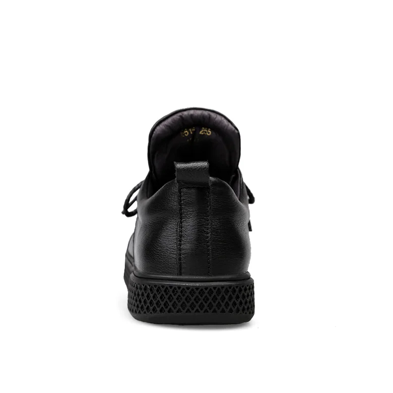 DENGKELAI Genuine Leather Casual Shoes for Men Large Size Rubber Sole leather Footwear Luxury Brand Sneakers 2019 | Обувь