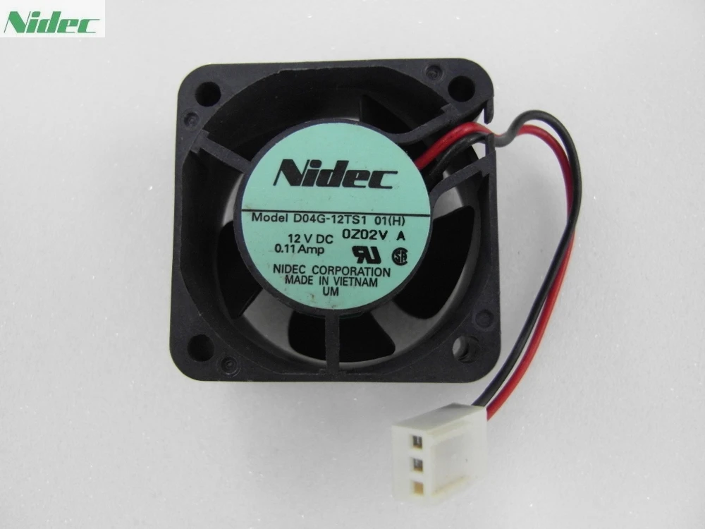 Для Nidec D04G 12TS1 вентилятор 4020 4 см 40 мм 12 В DC охлаждения|40mm fan 12v|40mm fanblower |
