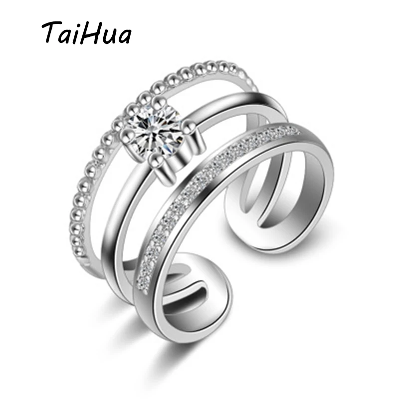 Корейский Новый Популярный трехслойный горный хрусталь Регулируемый размер