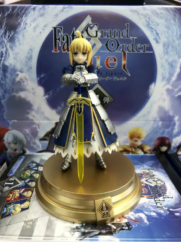 Fate Grand Order FGO поединок настольная игра фигурка из 8 частей Набор фигурок аниме ПВХ Модель