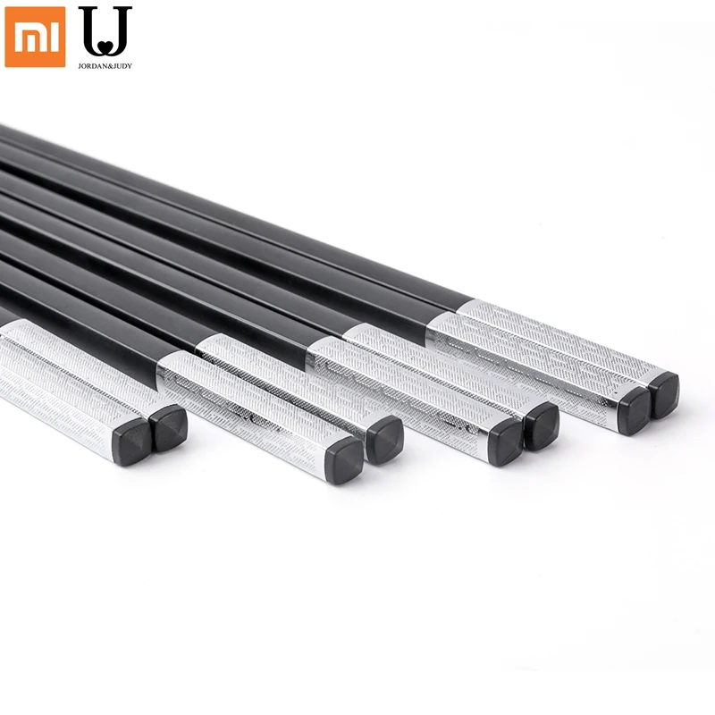 Xiaomi Chop палочки китайские медные покрытые рельефные для еды безопасные и