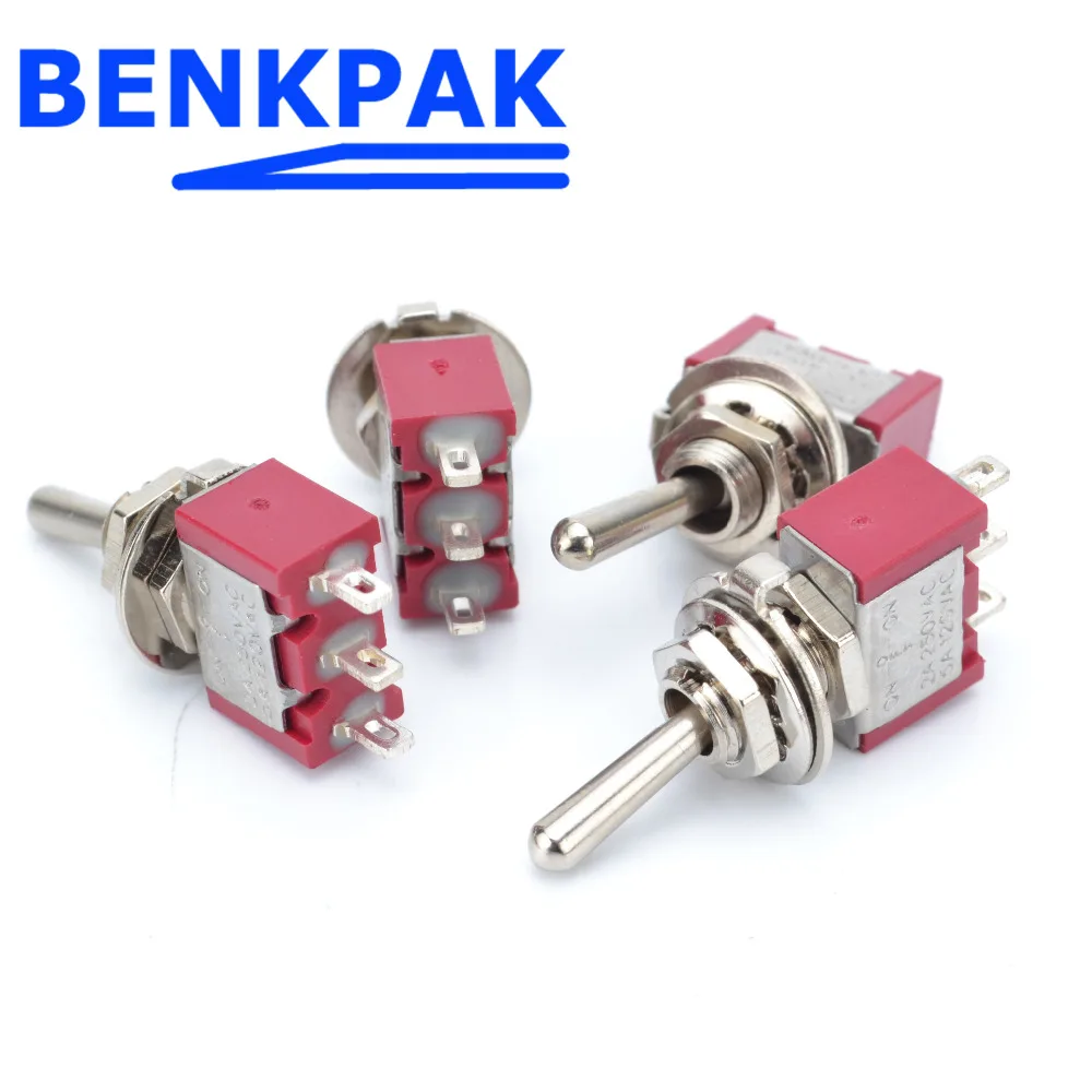 Игровой автомат переключатель 2 шт. 6 мм мини тумблер ВКЛ. ВЫКЛ. (вкл.) 3 положения