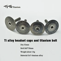 tito mtb stem top cap mountain bike road bicycle headset caps cover and titanium bolt m630 support customized laser marking