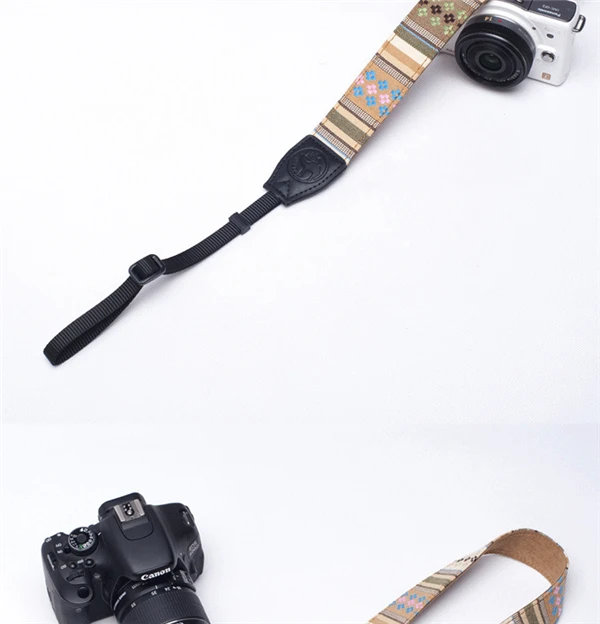 Этнический Ретро стиль фото камера плечевой регулируемый ремень шамудэ DSLR шейный ремень джинсовый ремень из воловьей кожи нескользящий Мягкий ремень